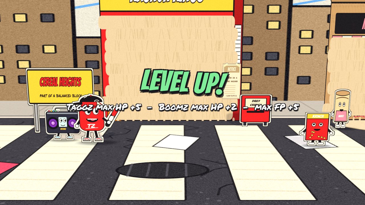 LEVEL UP banner from Mama Oats